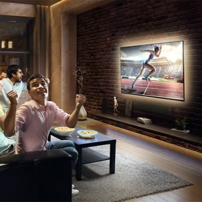 LED lente TV fona apgaismojumam, 1.5m, 2.8W, IP20, 3500K, USB