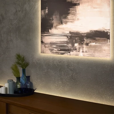 LED lente ar baterijām, 2m, 3.3W, 3000K, IP20