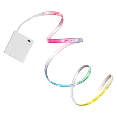 LED лента на батарейках с пультом, 5m, 5W, RGB, IP20