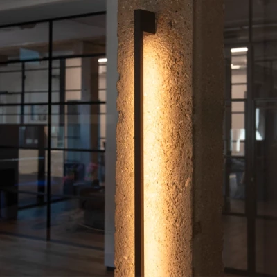 LED outdoor and indoor wall light YALTE D, 90 cm, 8W, 3000K, IP54, 340Lm