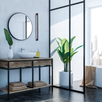 LED outdoor and indoor wall light YALTE D, 90 cm, 8W, 3000K, IP54, 340Lm