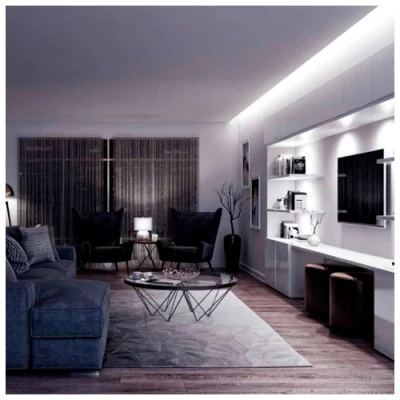 LED Lente 5m, 9.6 W/m, 6000K, IP20, 12V, SMD2835