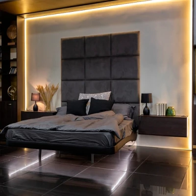 COB LED lente 5m, 10W/m, 3000K, 12V, IP20