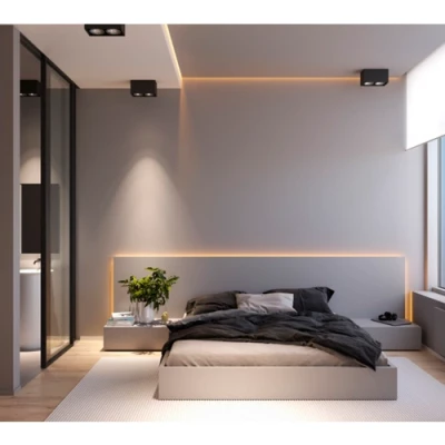 COB LED lente 5m, 10W/m, 3000K, 12V, IP20