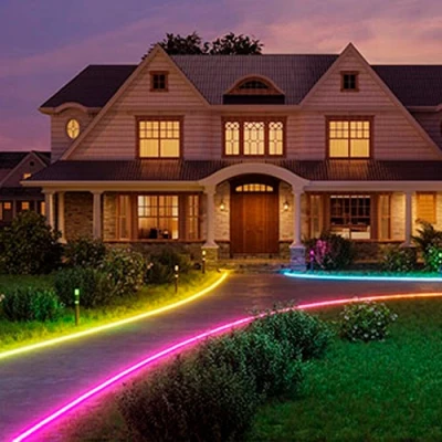 LED неоновая многоцветная лента, 10 Вт/м, Ø 20 мм, IP67