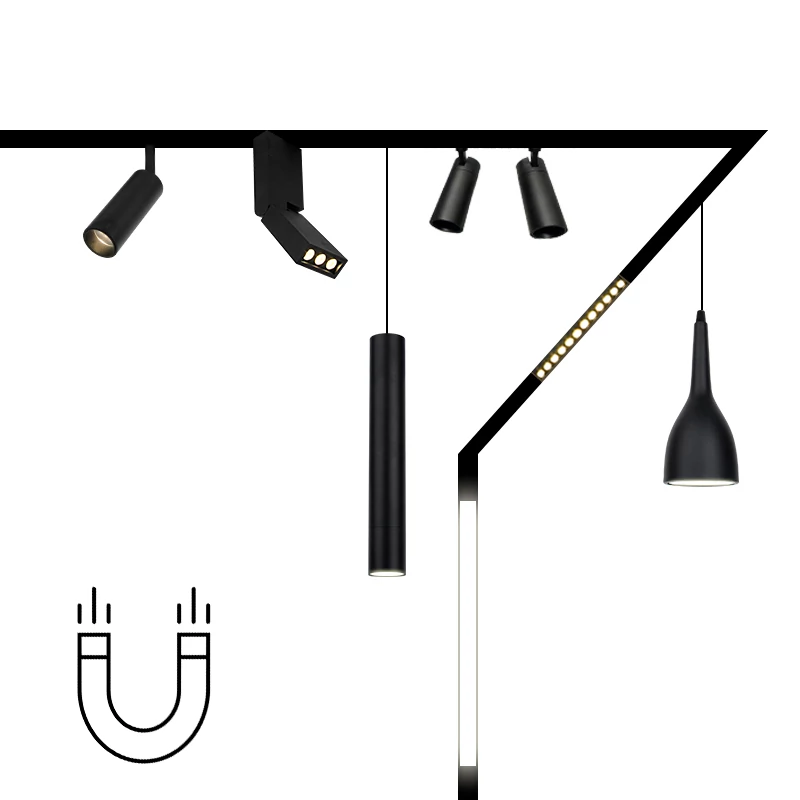 Magnētiskā apgaismojuma sistēma